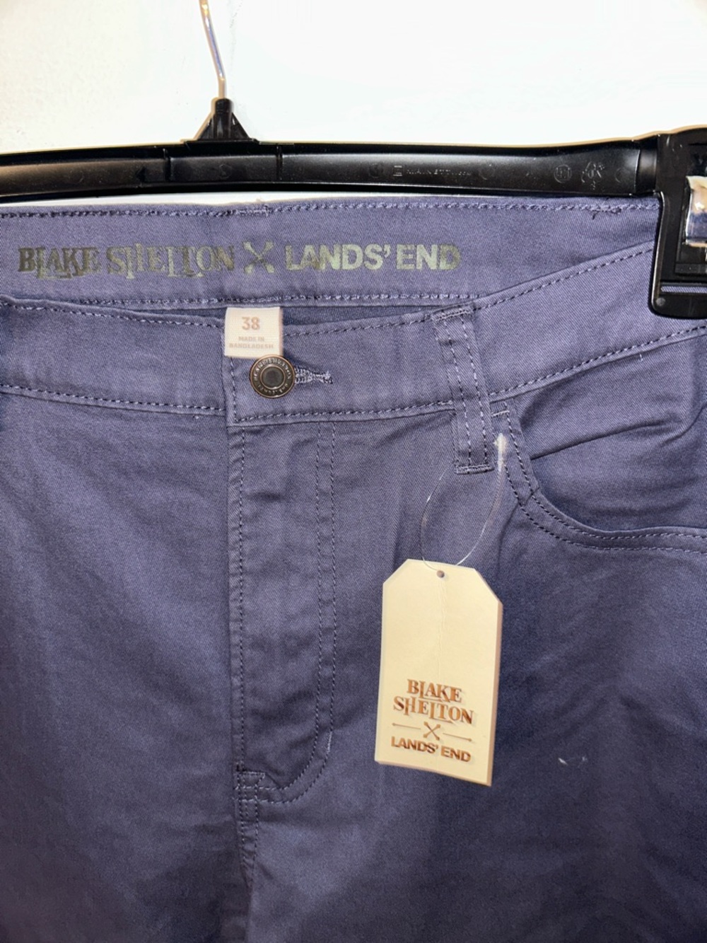 Lands' End Blake Shelton Flint Blue Straight-Leg Pants
